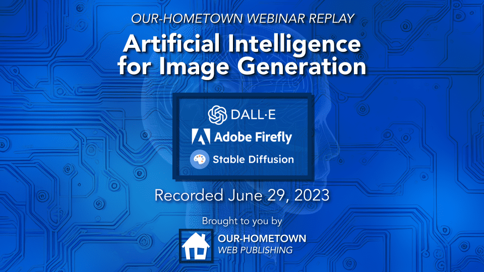 AI for Image Generation | OHT Webinar Replay