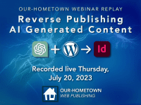 Reverse Publishing AI Generated Content | OHT Webinar Replay