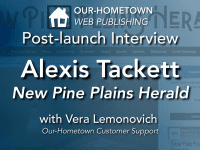 Alexis Tackett - New Pine Plains Herald | OHT Publisher Interview