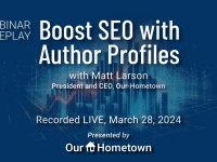 Boost SEO with Author Profiles | OHT Webinar Replay