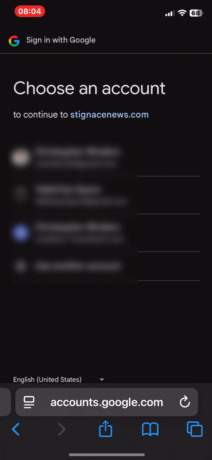 Google Login Authorization - Our-Hometown