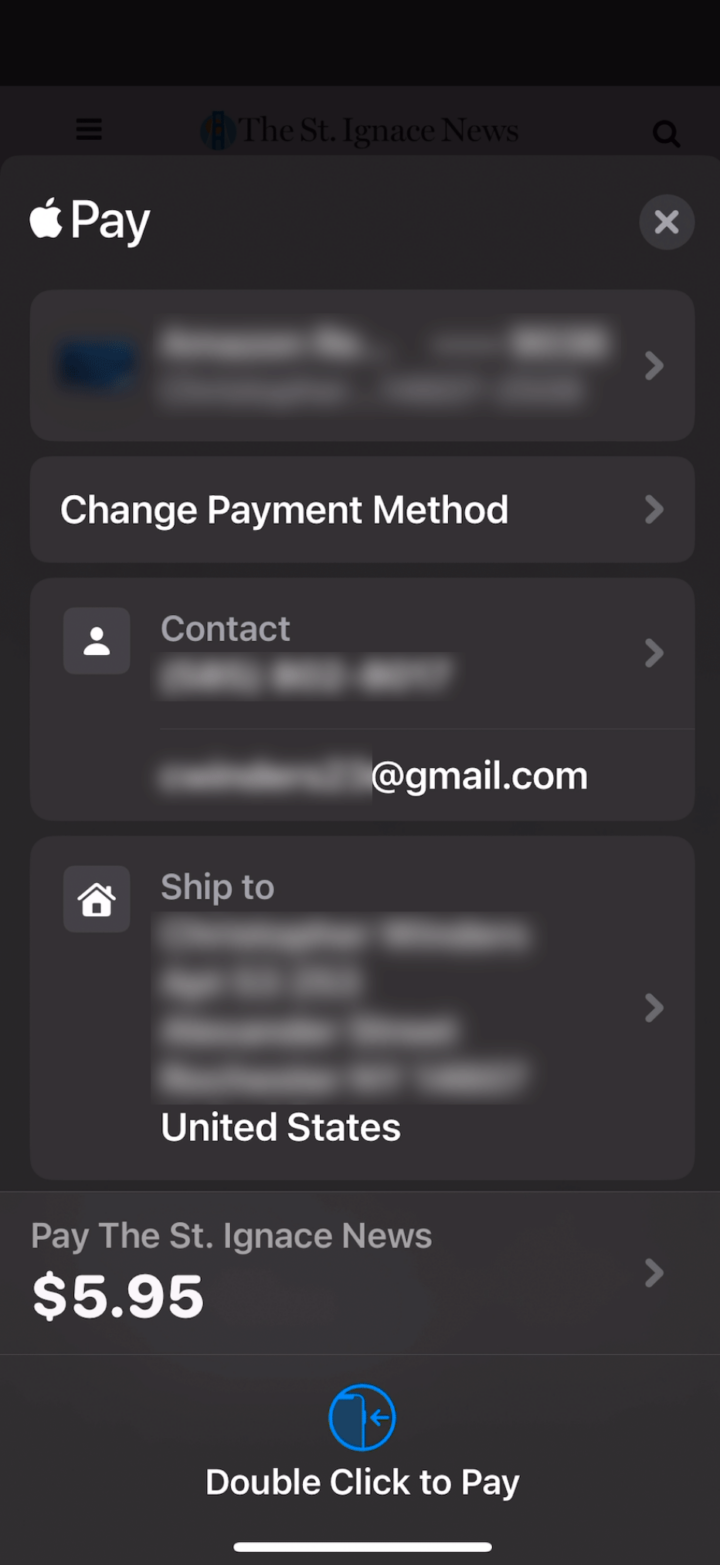 Apple Pay Autofill - Our-Hometown