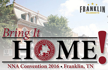 Sept. 22-24, 2016: Visit the Our Hometown Booth at the NNA Convention in Franklin, TN