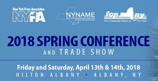 Join Our Hometown at the New York Press Association’s 2018 Spring Conference & Tradeshow