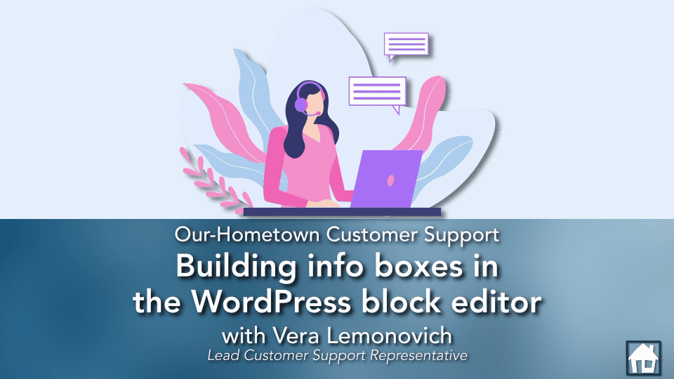 Building info boxes in the WordPress block editor