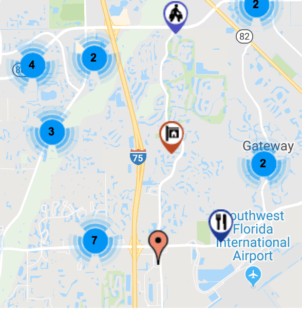 Interactive Directory Map w/ Cluster Markers  & Customized Pins