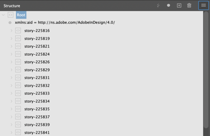 No Titles in XML Root Elements