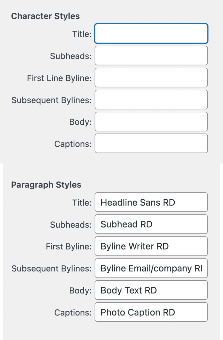 Rev Pub Styles