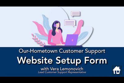 Website Setup Form | Our-Hometown Customer Support