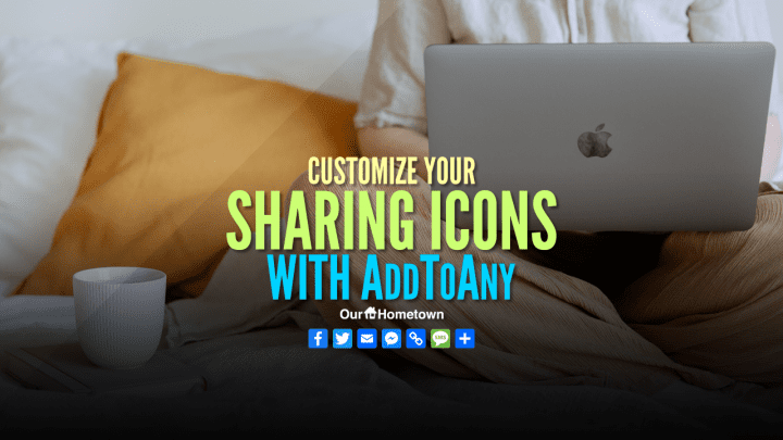 Customize your sharing icons with AddToAny