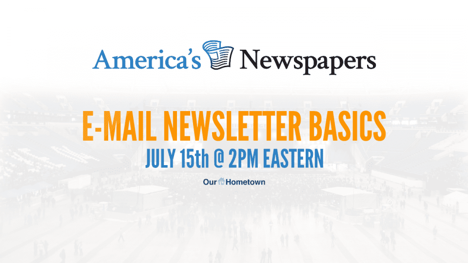 Our-Hometown to present on Email Newsletter Basics