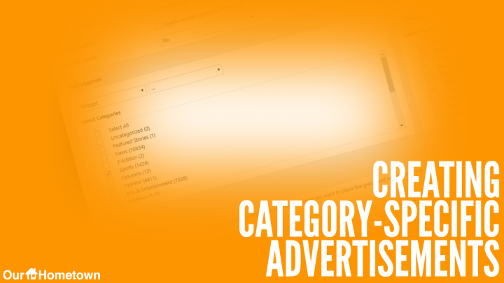 Creating Category-specific Ads with AdRotate Pro