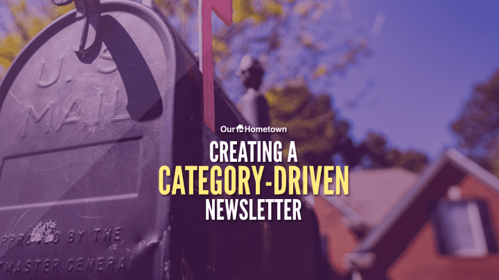 Creating a category-driven Newsletter