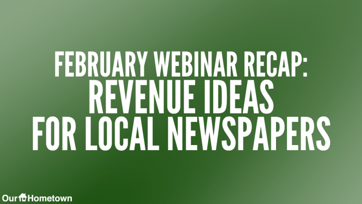 VIDEO:  Digital Revenue Opportunities for Local Newspapers in 2020