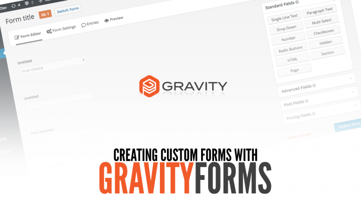 Creating custom forms with GravityForms
