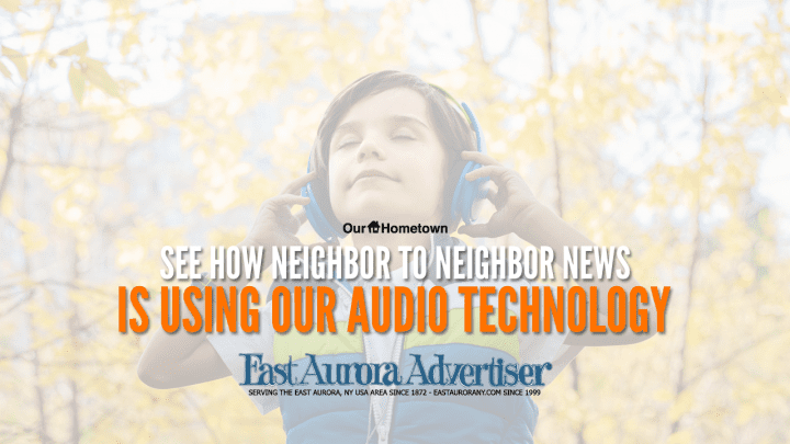East Aurora Advertiser podcast episode exemplifies use of audio