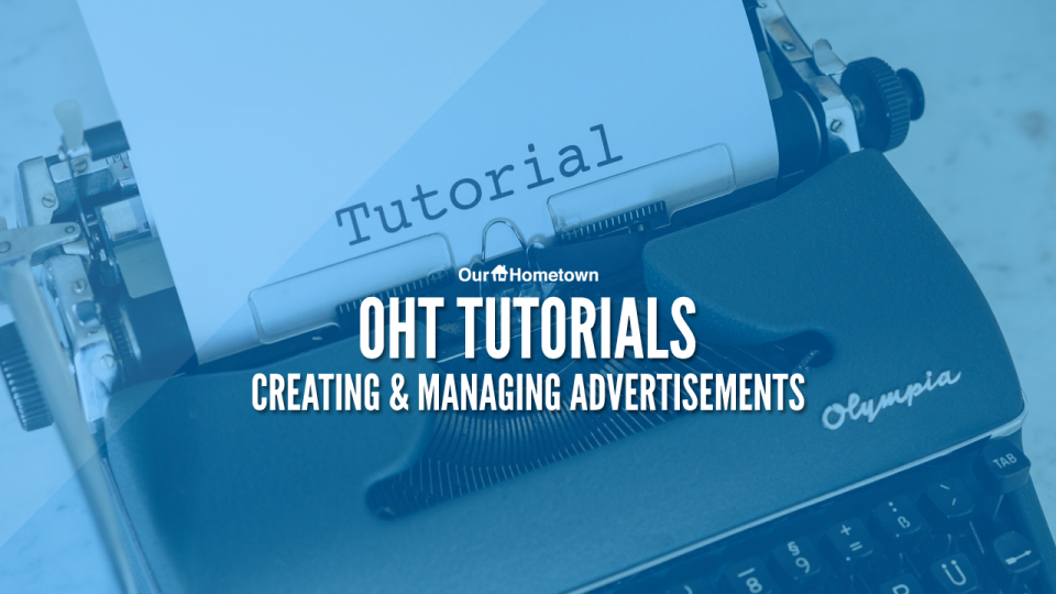 OHT Tutorials: Advertisement Training