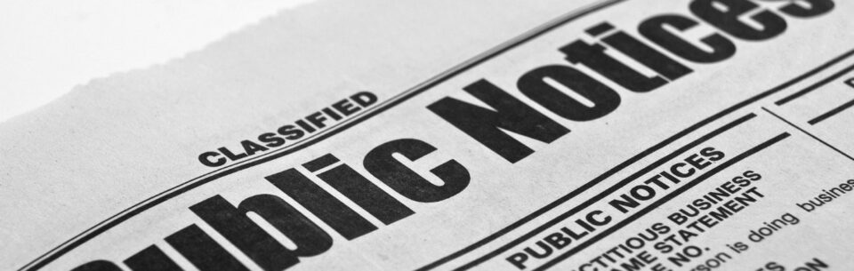 The Fight to Save Public Notices Relies on Digital Publishing