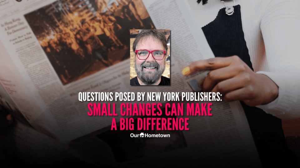 Questions posed by New York publishers