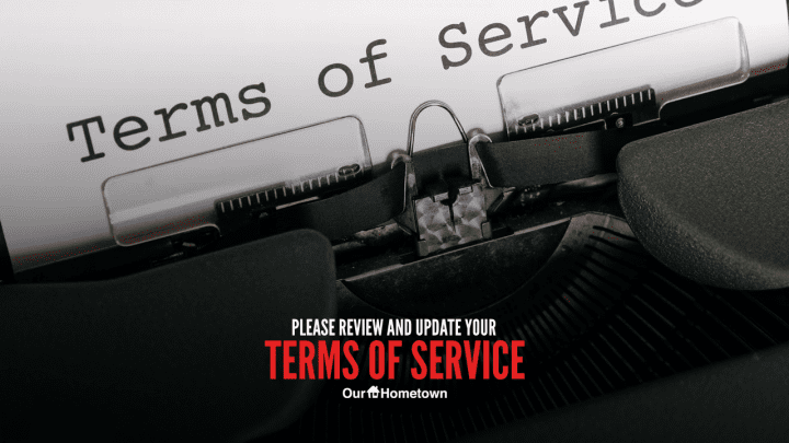 Update your Terms of Service today!