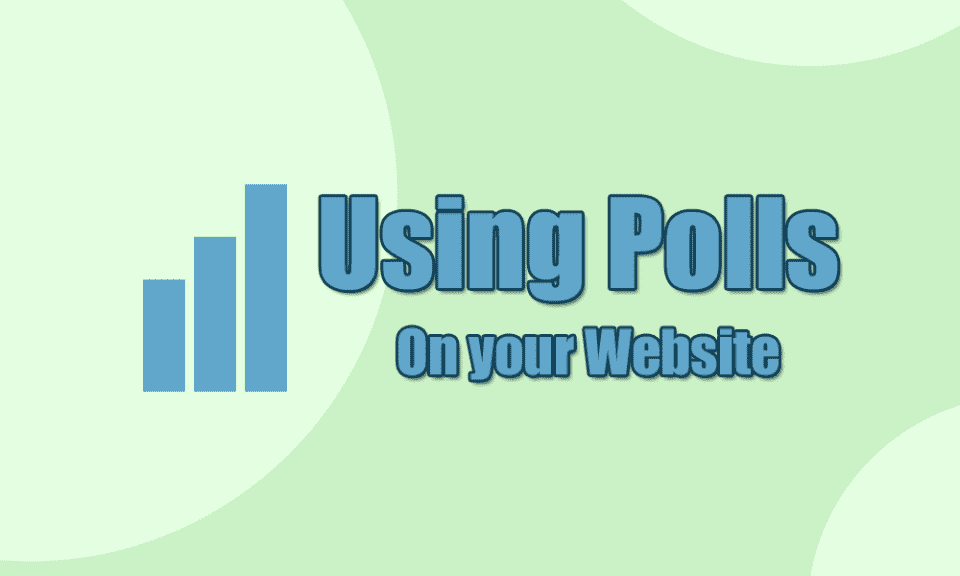 Using Polls on your Website